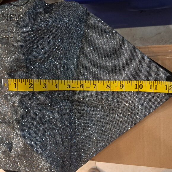 Victoria's Secret Glitter Silver Black "London,New York,Paris" Duffle Weekender - Picture 12 of 12